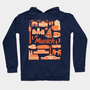 Munich Cityscape Landmark Hoodie